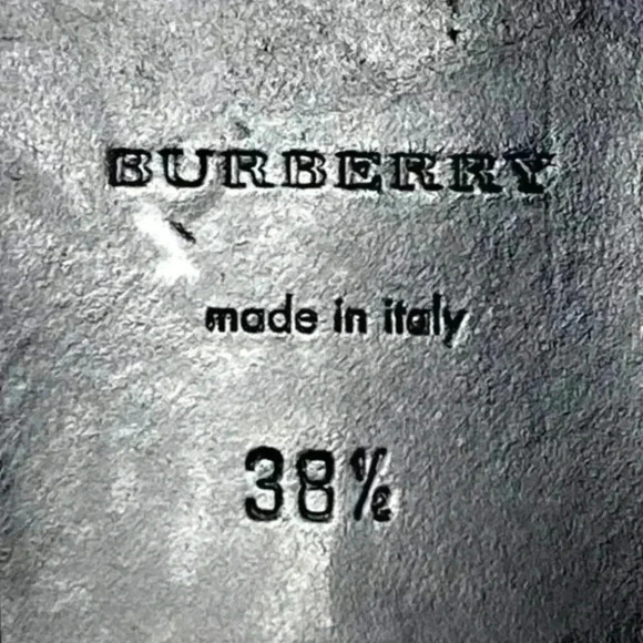 Burberry Chelsea Taupe Italian Suede Heeled Ankle Booties Size 8.5 - Picture 11 of 13